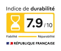 Lave-linge top CANDY TCA473D3-S - Indice de durabilité