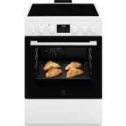Cuisinière vitrocéramique ELECTROLUX LKR664177W