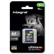 Carte secure digital INTEGRAL SDHC 8 GO CL 10/80