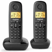 Téléphone sans fil GIGASET BASIC100DUONOIR