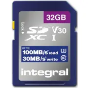 Carte sécure digital INTEGRAL INSDH32G-100V30