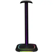 support casque gaming.rgb.noir.