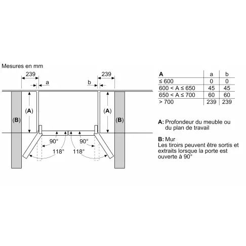 Réfrigérateur multi-portes BOSCH KFD96APEA - 13