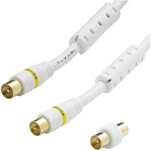 Cordons coaxiaux tv et satellite ITC 4632 - 1