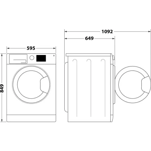 Sèche-linge frontal WHIRLPOOL FFTM1182WSFRR - 7