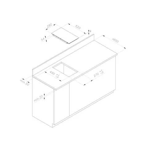 Domino induction CANDY CI32CBB - 6