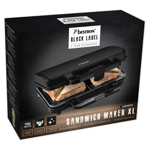 Appareil à croque monsieur BESTRON ASM90XLZ - 4
