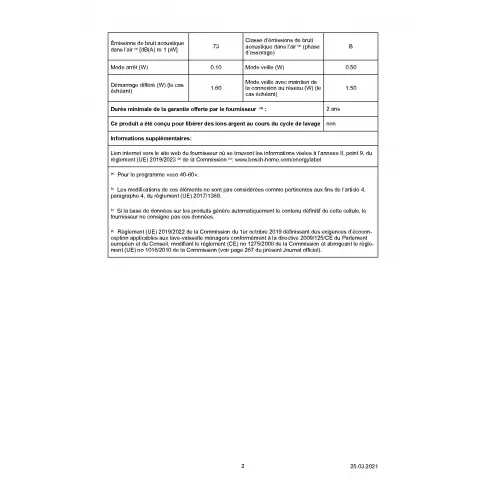 Lave-linge hublot BOSCH WAN28209FF - 3