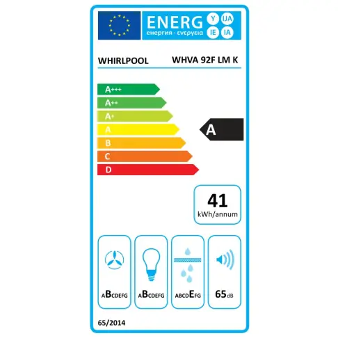 Hotte décorative verticale WHIRLPOOL WHVA92FLMK - 3