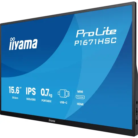 Moniteur portable IIYAMA P1671HSC-B1 - 5