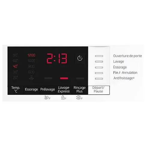 Lave linge hublot BEKO WUE7212W1W - 4