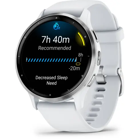 Montre connectée GARMIN Venu 3 Silver/Blanc 010-02784-00 - 1