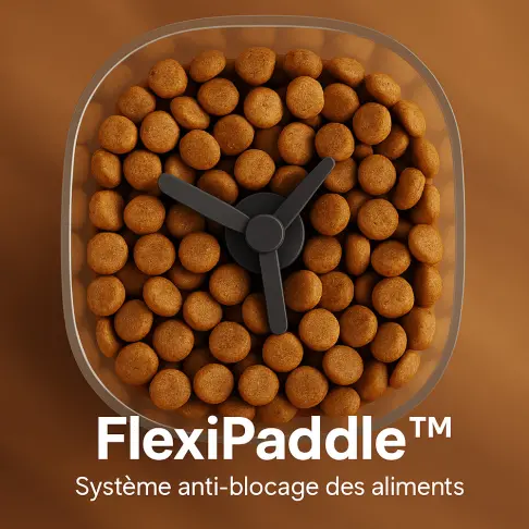 Distributeur de croquettes et fontaine EZICLEAN NUTRIBOTCAM+X - 3