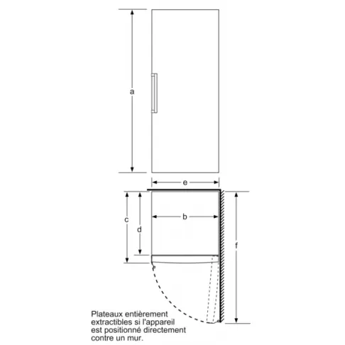 Congélateur armoire BOSCH GSN51AWDV - 7