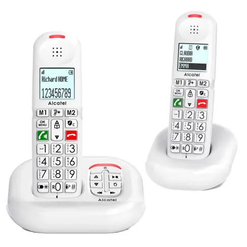 Téléphone sans fil ALCATEL XL685VOICEDUOBLANC - 1