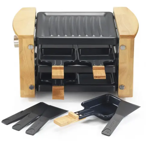 Machine à raclette KITCHEN CHEF KCWOOD 4 RP - 3