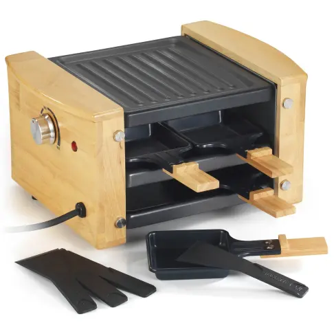 Machine à raclette KITCHEN CHEF KCWOOD 4 RP - 2