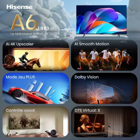 Télé led 50'' HISENSE 50A6S - 10