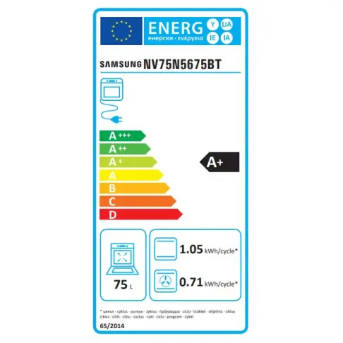 Four pyrolyse SAMSUNG NV 75 N 5675 BT - 19