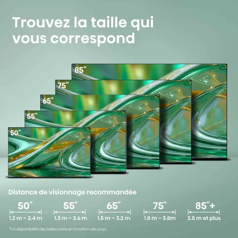 Tv led 65'' HISENSE 65E8S - 18