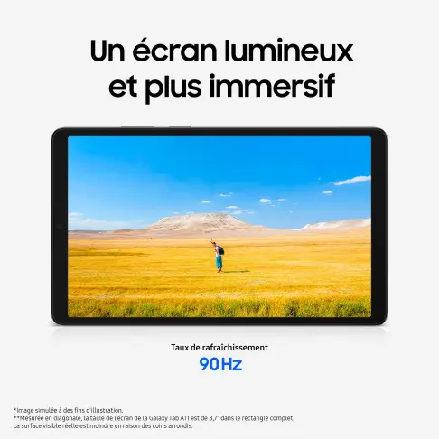 Tablette tactile Samsung Galaxy Tab A11 - 64 Go - Gris - 3