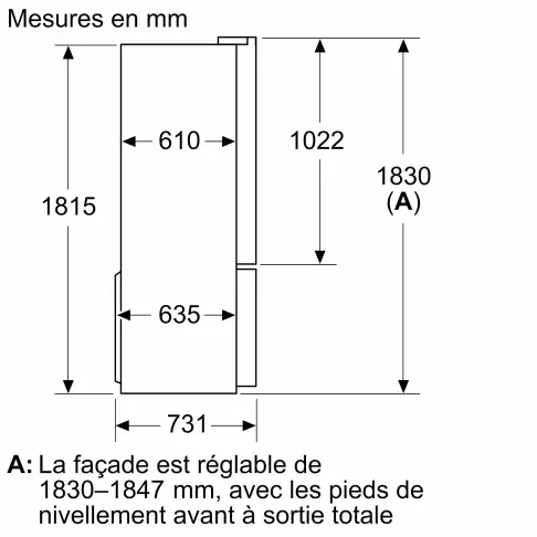 Réfrigérateur multi-portes BOSCH KFN96APEA - 11