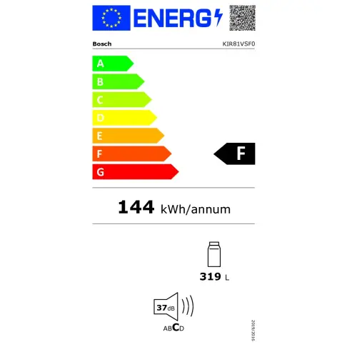 Réfrigérateur intégré 1 porte BOSCH KIR 81 VSF 0 - 9