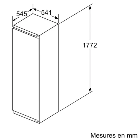 Réfrigérateur intégré 1 porte BOSCH KIR 81 VSF 0 - 2