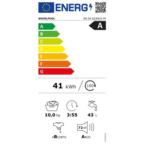 Lave-linge frontal WHIRLPOOL W608FR - 4