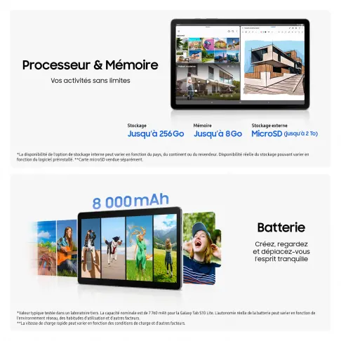 SAMSUNG Galaxy Tab S10 Lite Wifi Corail - 256Go - 4