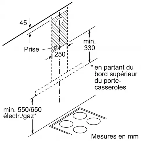 Hotte décorative BOSCH DWB 94 BC 50 - 9