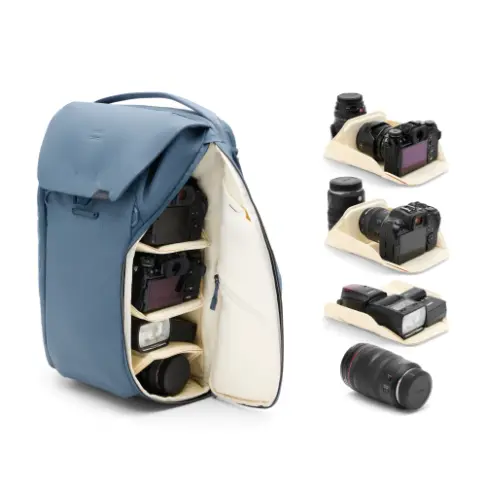 Sac à dos appareil photo PEAK DESIGN EVERYDAY 30 L BLEU - 4