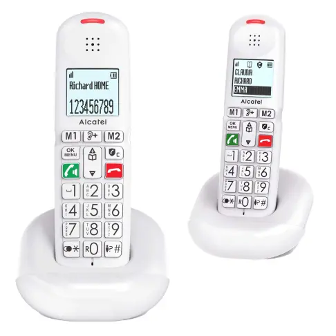 Téléphone sans fil ALCATEL XL685DUOBLANC - 1