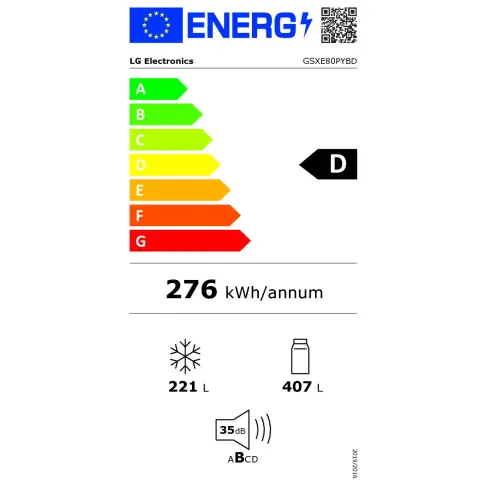 Réfrigérateur américain LG GSXE80PYBD - 3
