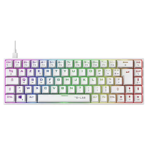 Clavier gaming THE G-LAB KEYZ-TITAN-W/FR - 1