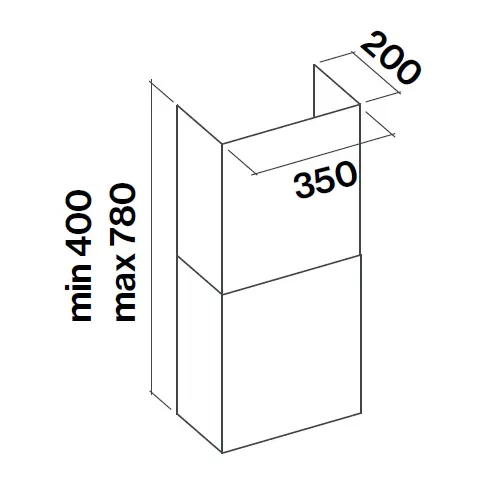 Accessoire hotte FALMEC KCQAN 000 I - 1