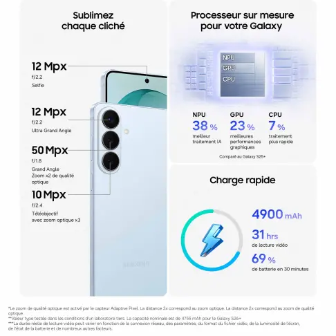 Smartphone SAMSUNG GALAXYS26+512VIOLET - 9