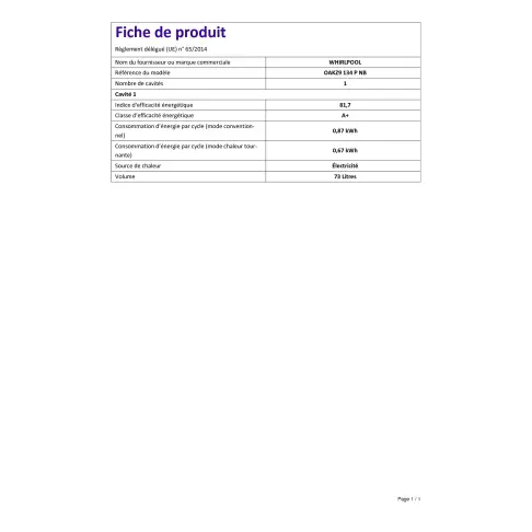 Four pyrolyse WHIRLPOOL OAKZ9134PNB - 2