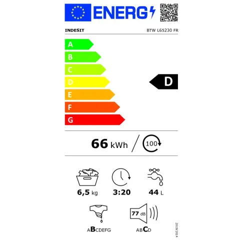 Lave-linge top INDESIT BTWL65230FR - 8