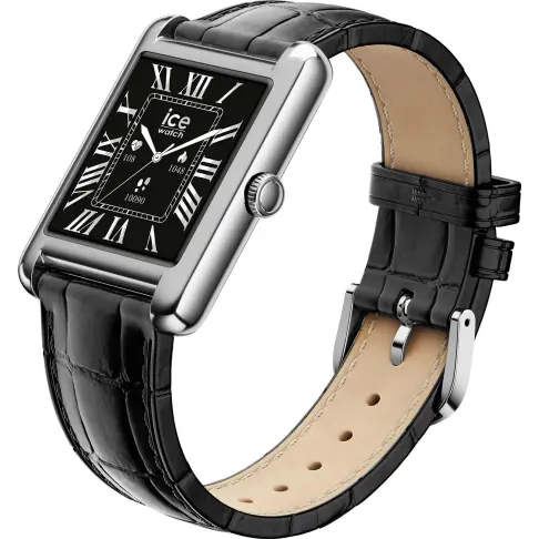 Montre connectée ICE WATCH SMARTTK2.0SILVERBKCROCO - 3