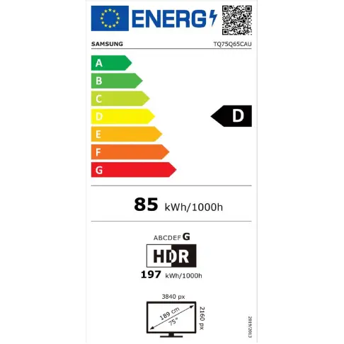Tv led 75'' SAMSUNG TQ75Q65C - 10
