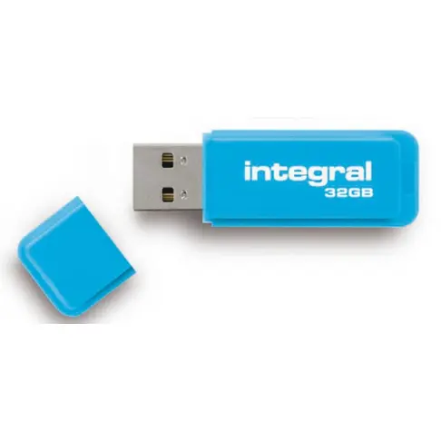 Cle usb INTEGRAL NEON BLEU 32 GB - 1