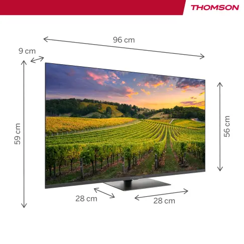 Tv led 43'' THOMSON 43QG5C14 - 4