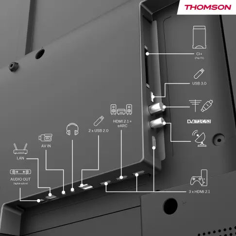 Tv led 43'' THOMSON 43QG5C14 - 6