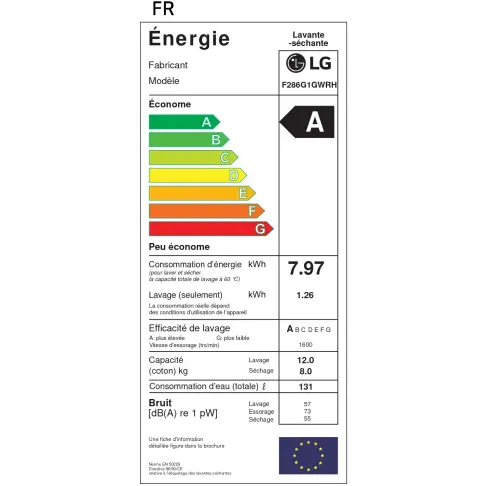 Lave-linge séchant LG F 286 G 1 GWRH - 3