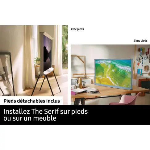 Télé led 50 pouces SAMSUNG TQ50LS01BGBLANC - 10