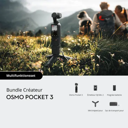 Caméra embarquée DJI OSMO POCKET 3 CREATOR COMBO - 12