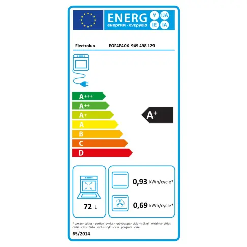 Four pyrolyse ELECTROLUX EOF4P40X - 13