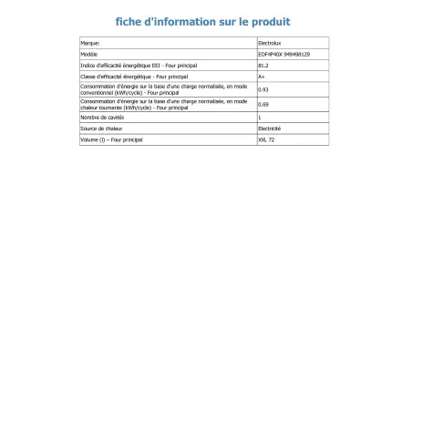 Four pyrolyse ELECTROLUX EOF4P40X - 2
