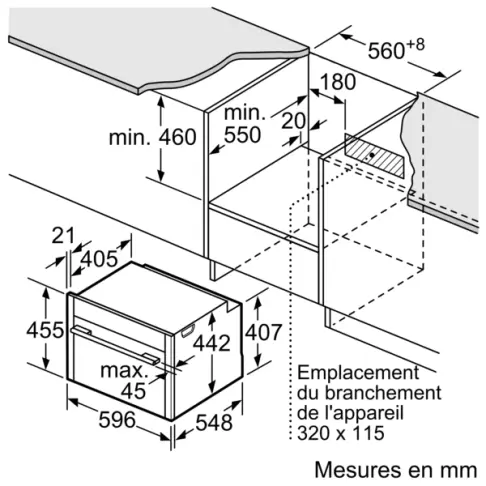 Four compact micro-ondes NEFF C24MR21N0 - 8